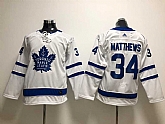 Youth Toronto Maple Leafs #34 Auston Matthews White Adidas Stitched NHL Jersey,baseball caps,new era cap wholesale,wholesale hats